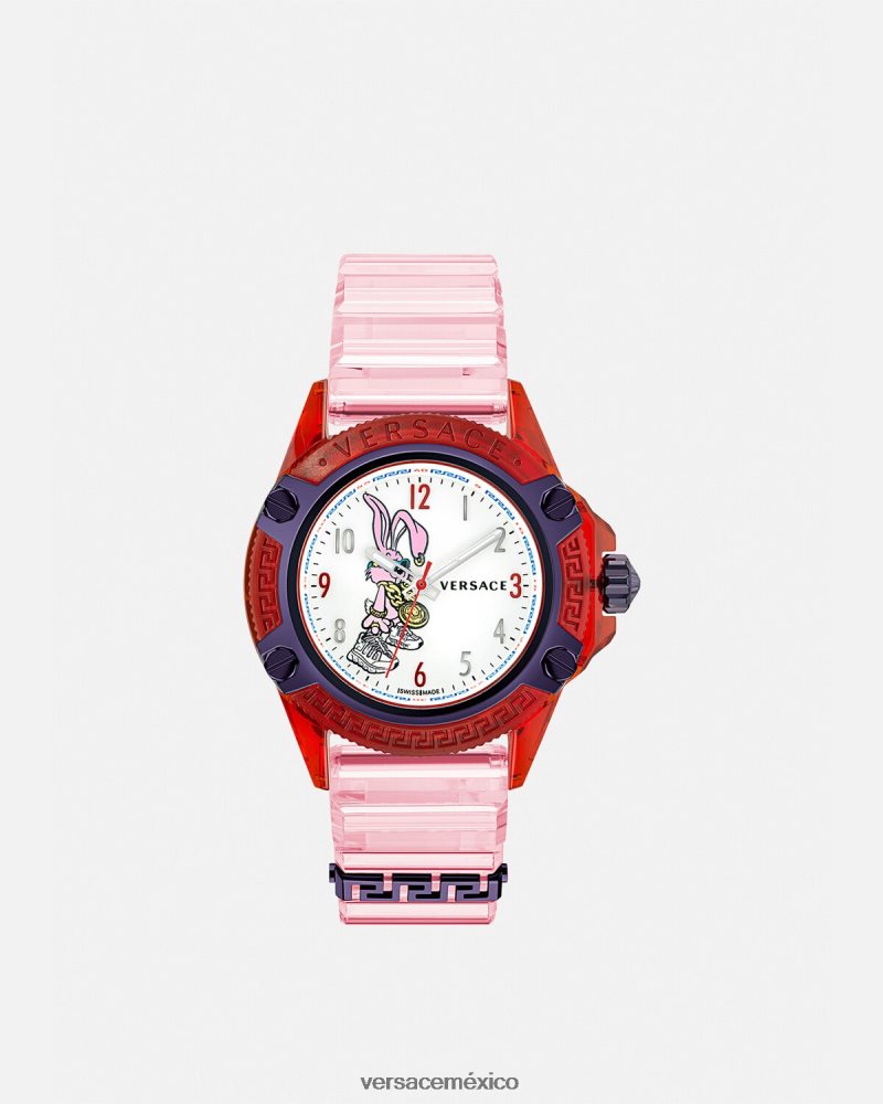 Versace icono activo año nuevo lunar reloj de conejo pnul accesorios mujer 84626J978