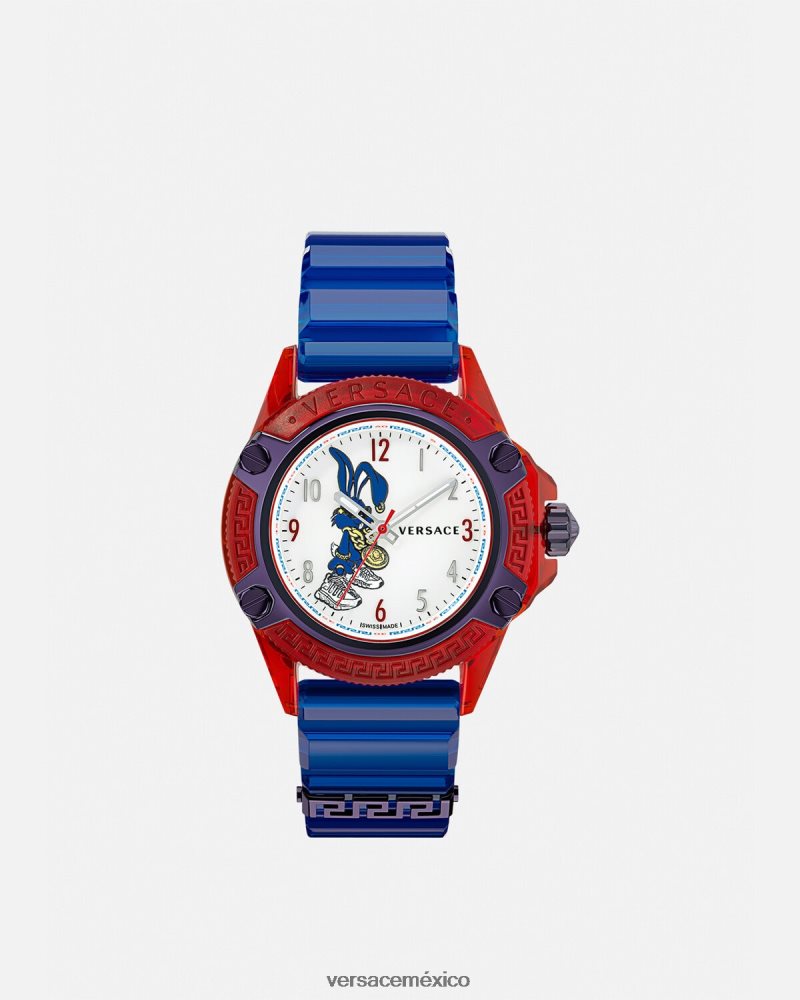 Versace icono activo año nuevo lunar reloj de conejo pnul accesorios mujer 84626J979