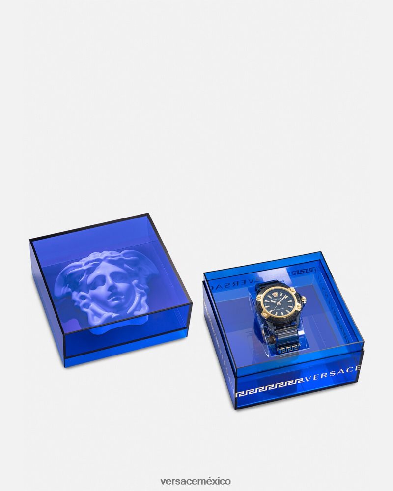 Versace icono reloj indiglo activo pnul accesorios mujer 84626J940