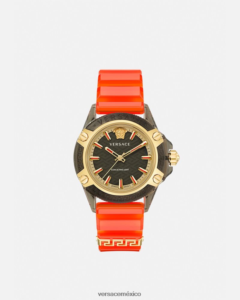 Versace icono reloj indiglo activo pnul accesorios mujer 84626J941