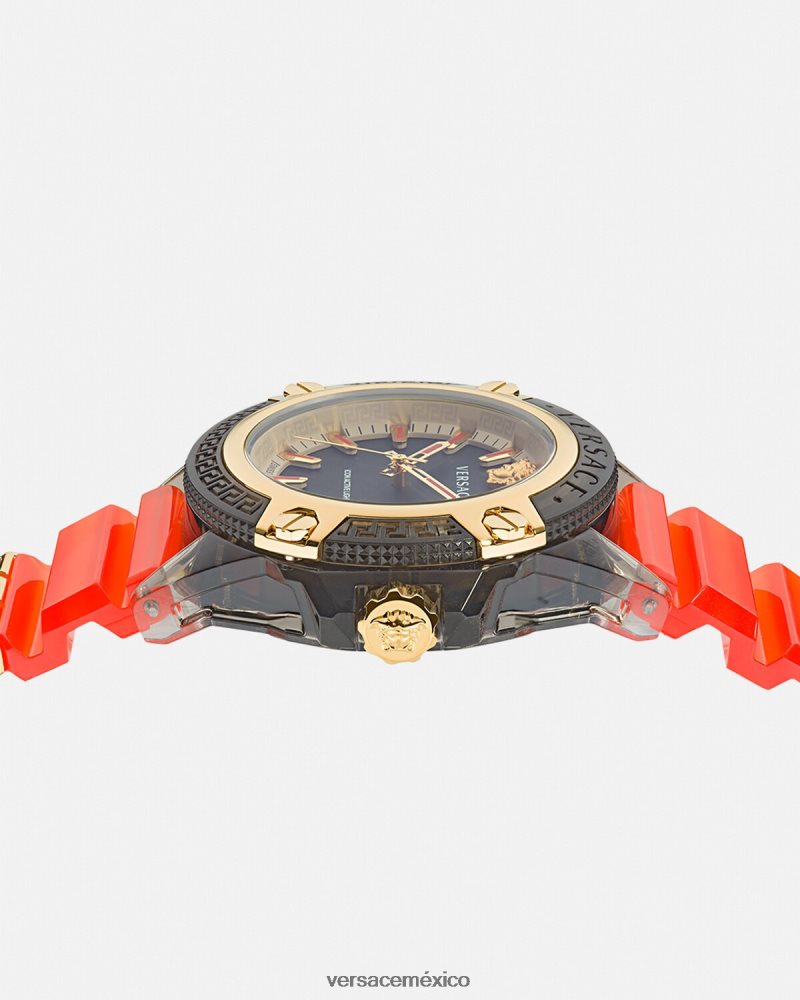 Versace icono reloj indiglo activo pnul accesorios mujer 84626J941