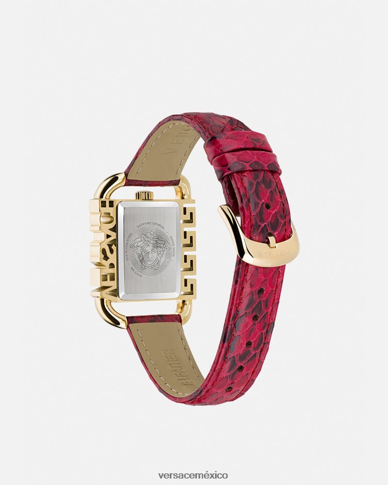 Versace reloj con estilo rojo accesorios mujer 84626J981