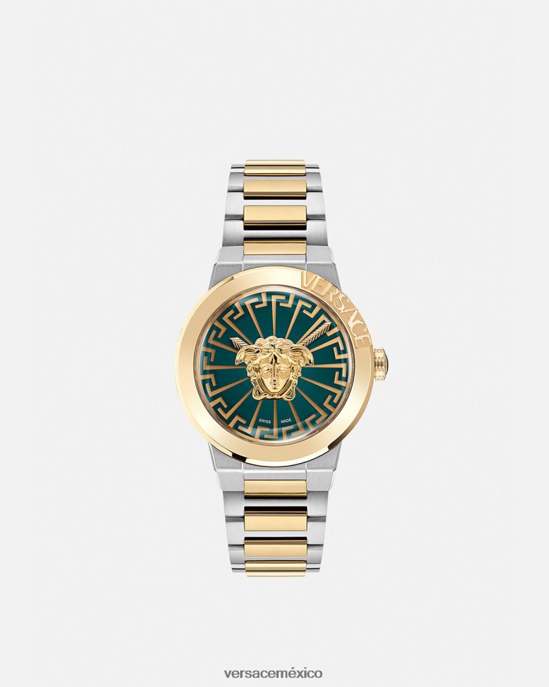 Versace reloj infinito medusa oro plata accesorios mujer 84626J996