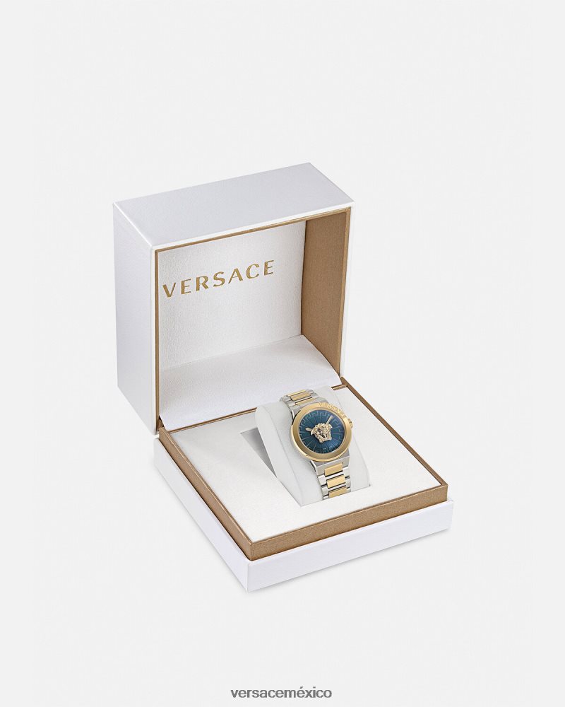 Versace reloj infinito medusa oro plata accesorios mujer 84626J996