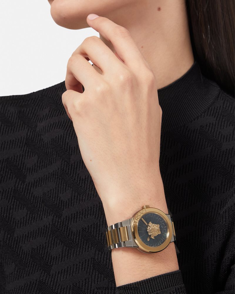 Versace reloj infinito medusa oro plata accesorios mujer 84626J996