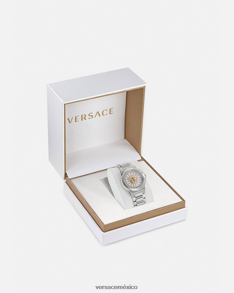 Versace reloj infinito medusa plata accesorios mujer 84626J976