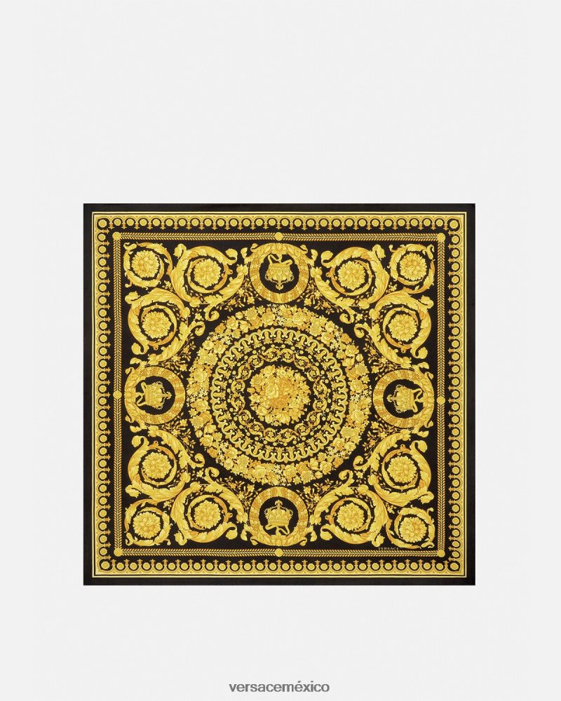 Versace fular barroco grande de seda imprimir accesorios mujer 84626J902