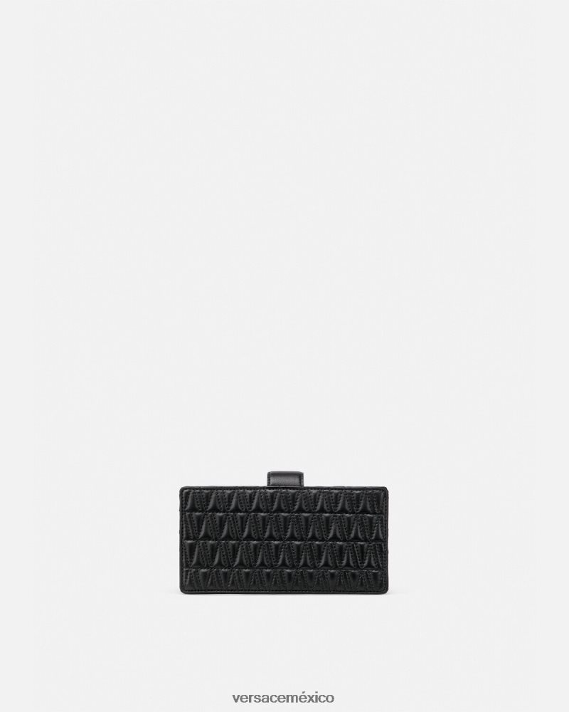 Versace embrague virtuoso negro bolsas mujer 84626J374