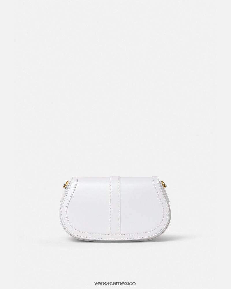 Versace bolso de hombro con greca diosa blanco bolsas mujer 84626J253