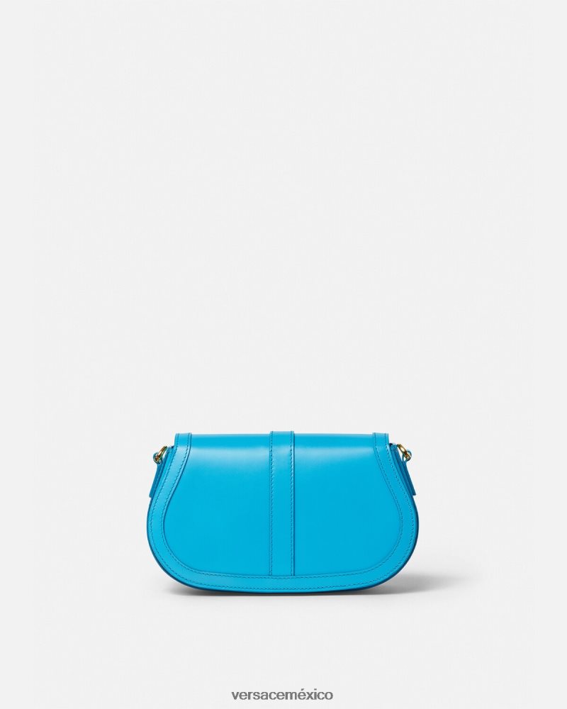 Versace bolso de hombro con greca diosa dv azul bolsas mujer 84626J266