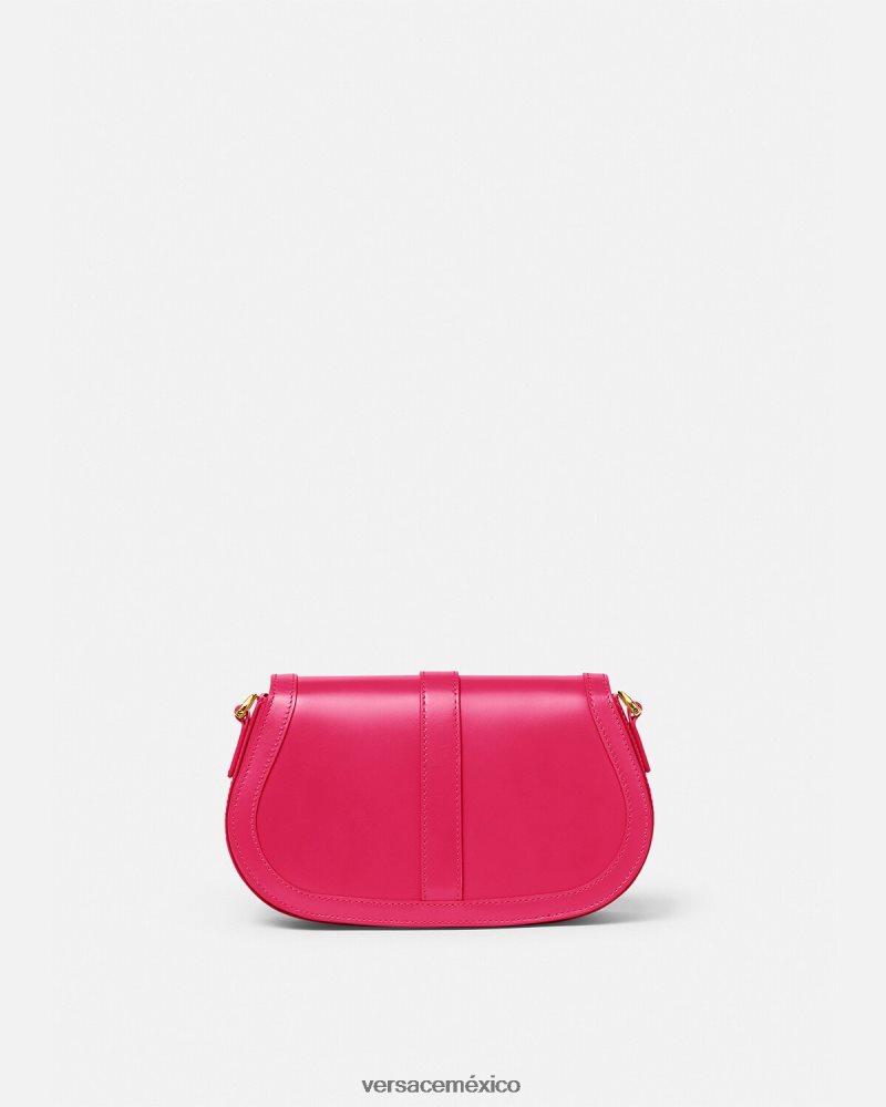 Versace bolso de hombro con greca diosa rosa bolsas mujer 84626J252