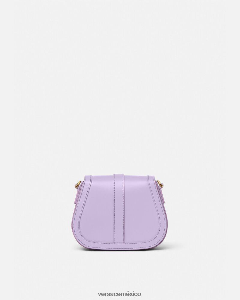 Versace bolso de hombro pequeño con Greca Diosa lila bolsas mujer 84626J263
