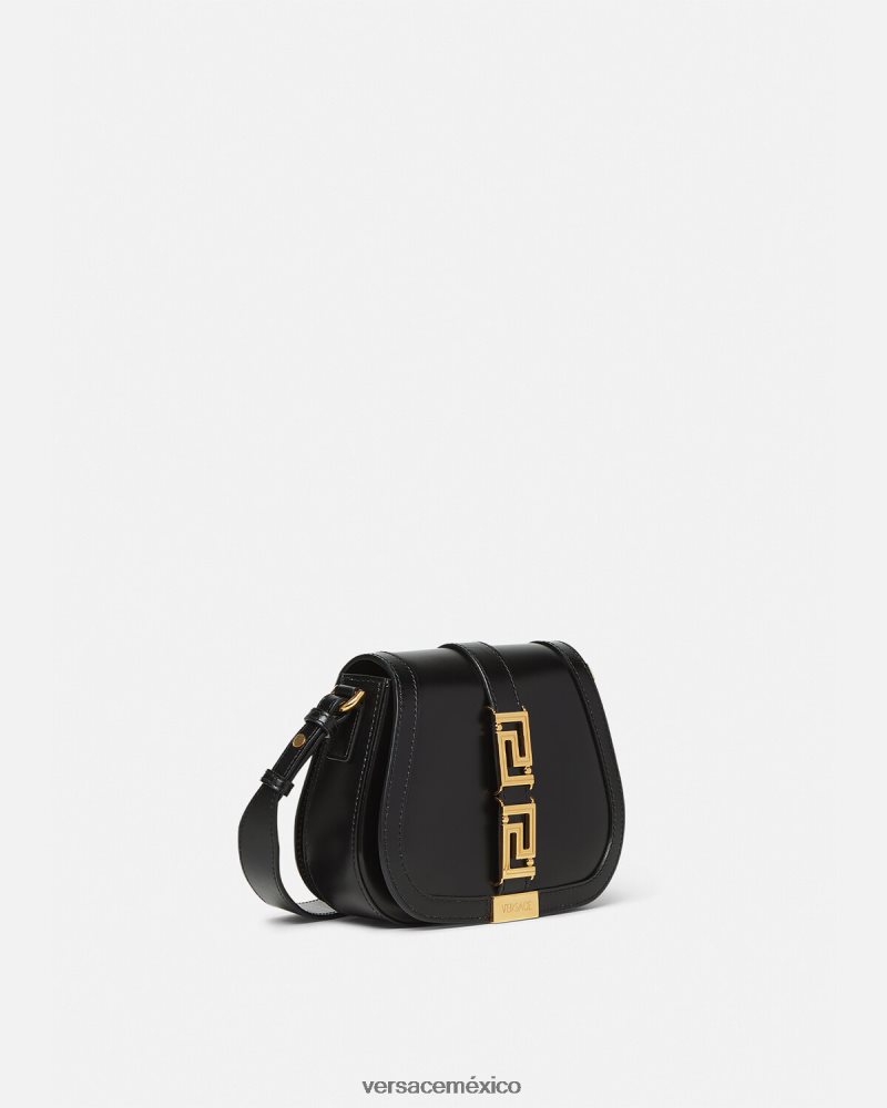 Versace bolso de hombro pequeño con Greca Diosa negro bolsas mujer 84626J260