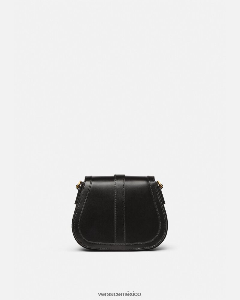 Versace bolso de hombro pequeño con Greca Diosa negro bolsas mujer 84626J260