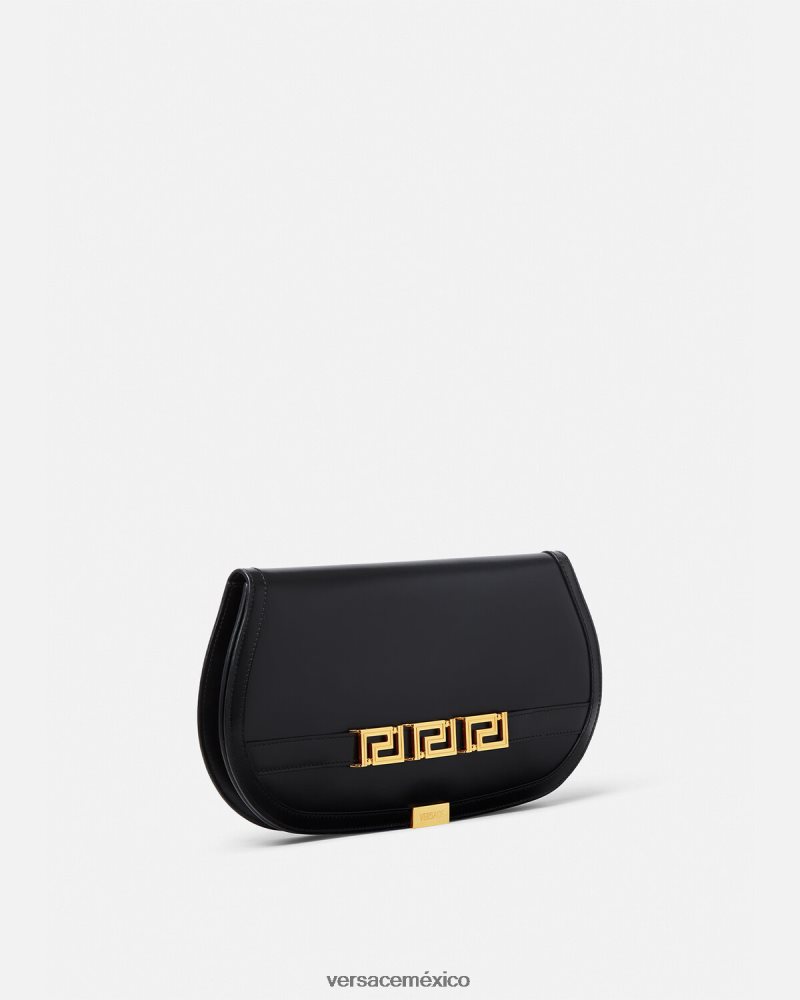 Versace bolso de mano con greca diosa negro bolsas mujer 84626J261
