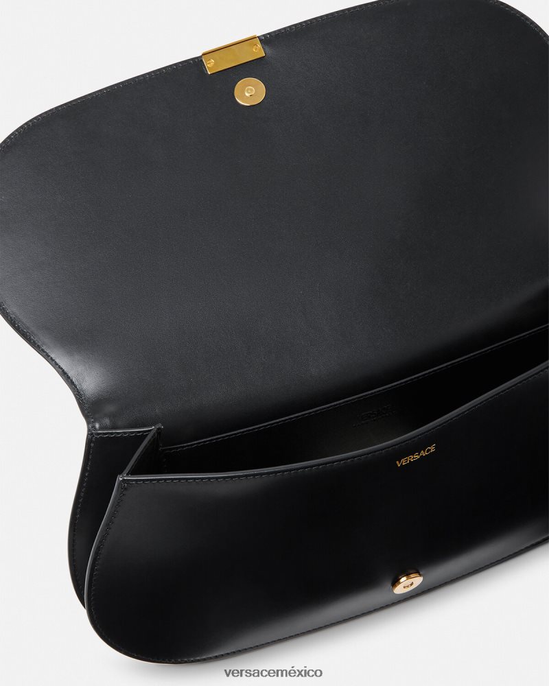Versace bolso de mano con greca diosa negro bolsas mujer 84626J261