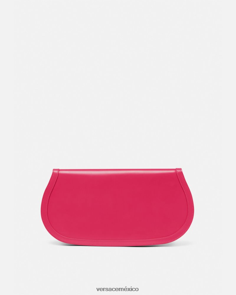 Versace bolso de mano con greca diosa rosa bolsas mujer 84626J262