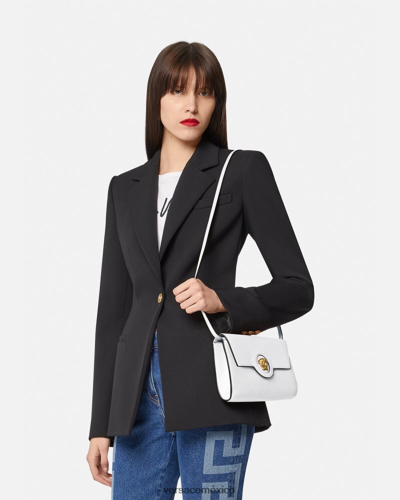 Versace bolso crossbody con medusa blanco bolsas mujer 84626J345