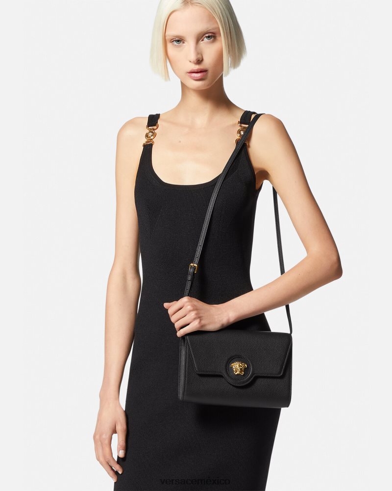 Versace bolso crossbody con medusa negro bolsas mujer 84626J344