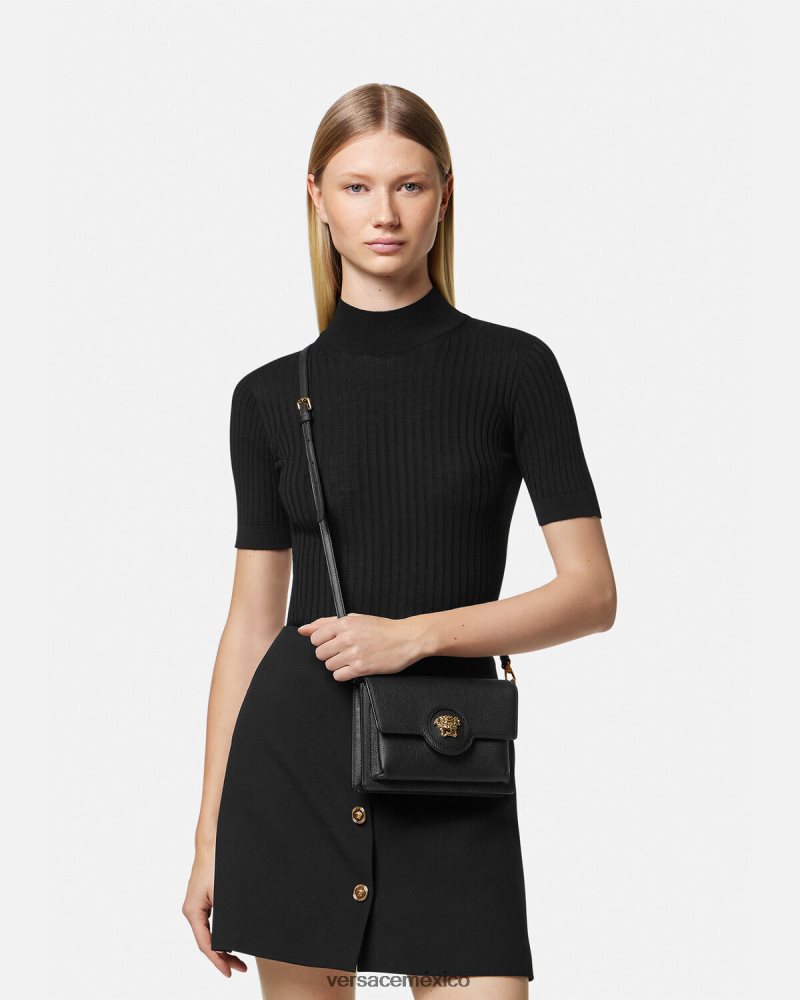 Versace bolso crossbody con medusa negro bolsas mujer 84626J346