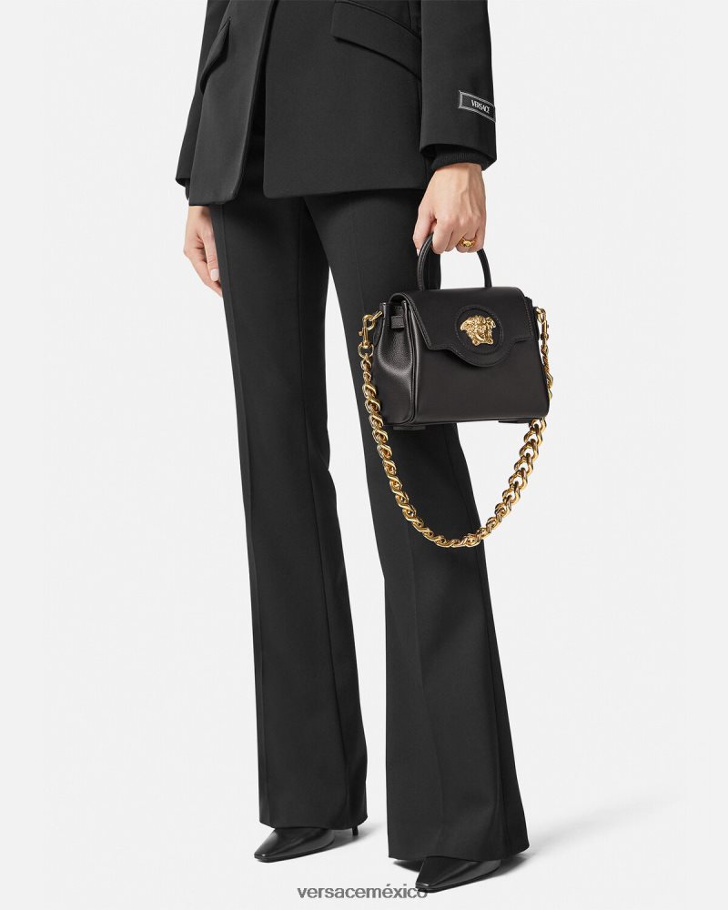 Versace bolso de mano pequeño la medusa negro bolsas mujer 84626J334