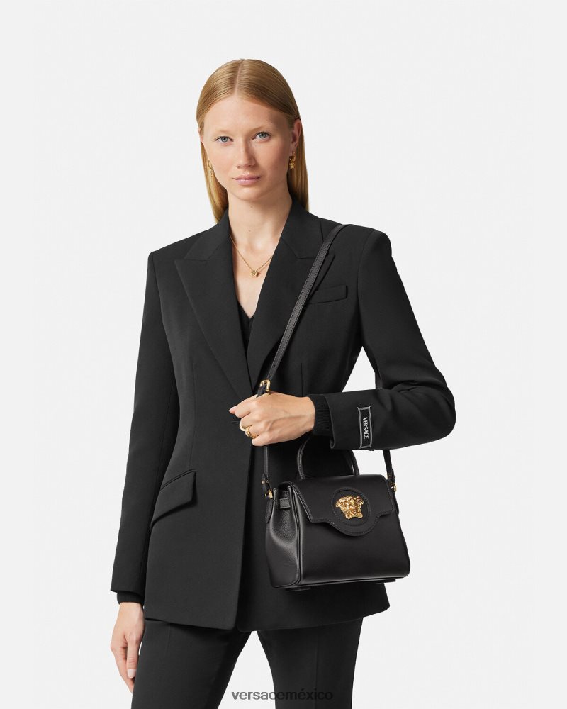 Versace bolso de mano pequeño la medusa negro bolsas mujer 84626J334