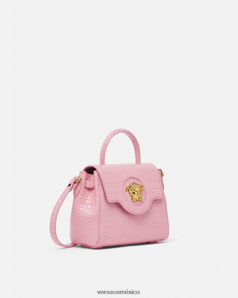 Versace bolso de mano pequeño la medusa rosa bolsas mujer 84626J337