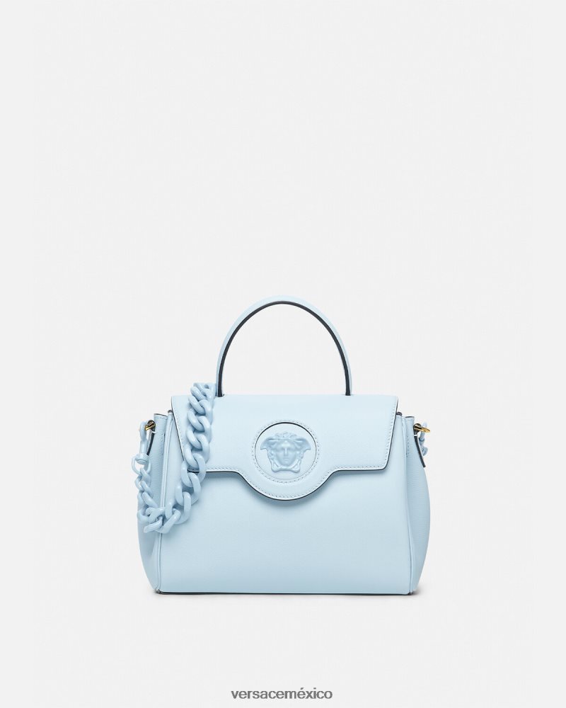 Versace bolso medusa azul claro bolsas mujer 84626J359