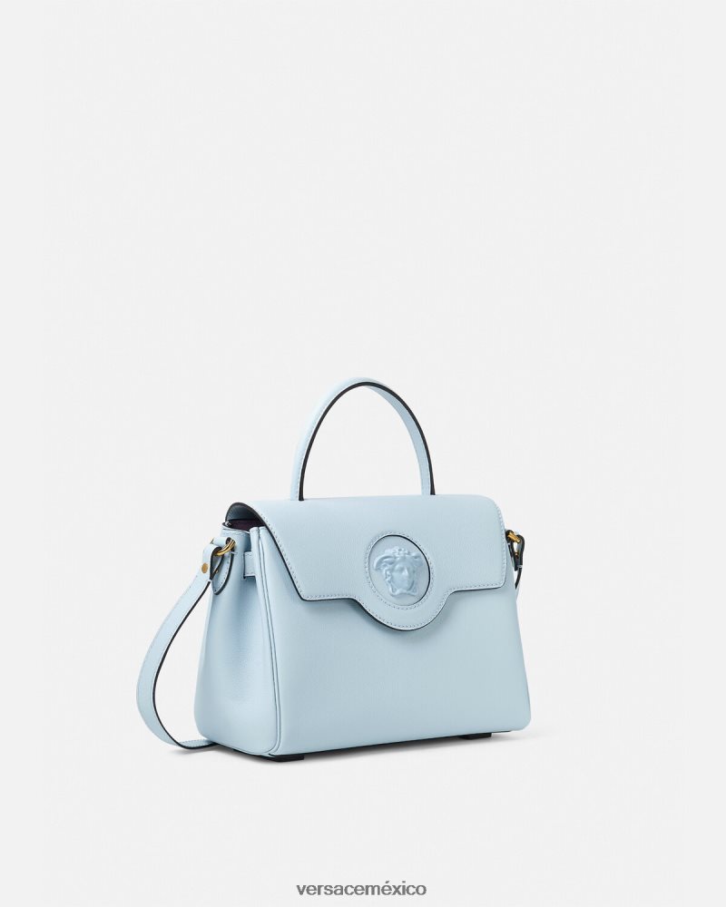 Versace bolso medusa azul claro bolsas mujer 84626J359