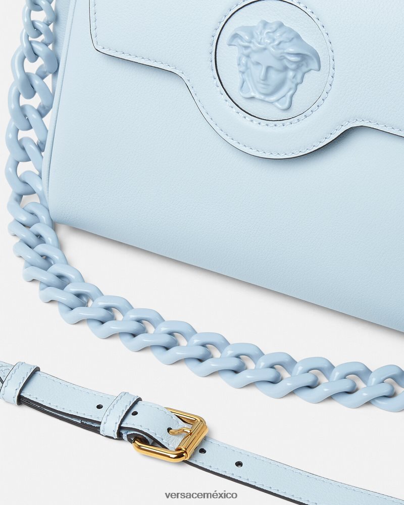 Versace bolso medusa azul claro bolsas mujer 84626J359