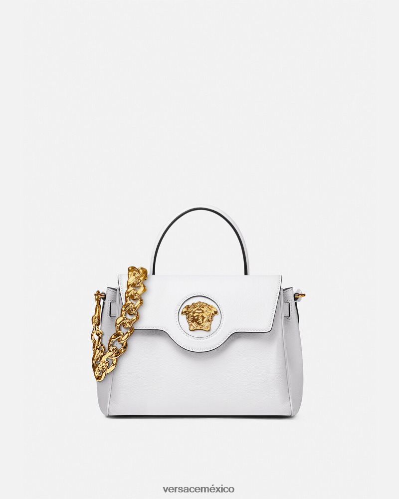 Versace bolso medusa blanco bolsas mujer 84626J343