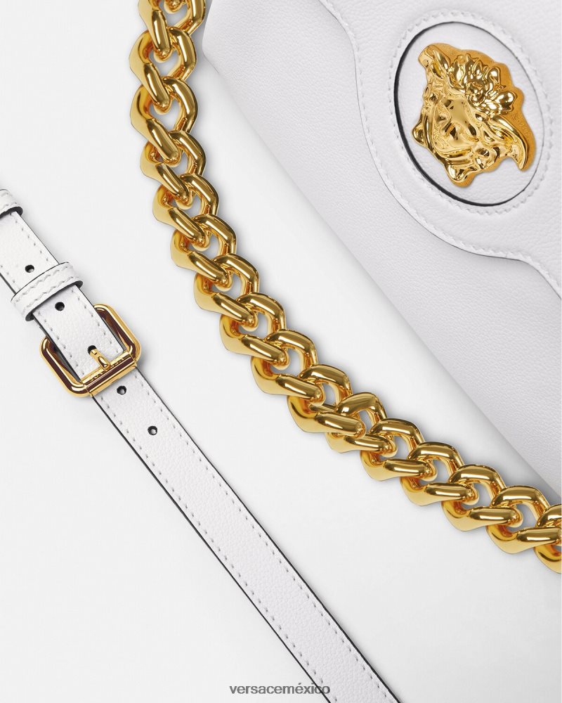 Versace bolso medusa blanco bolsas mujer 84626J343