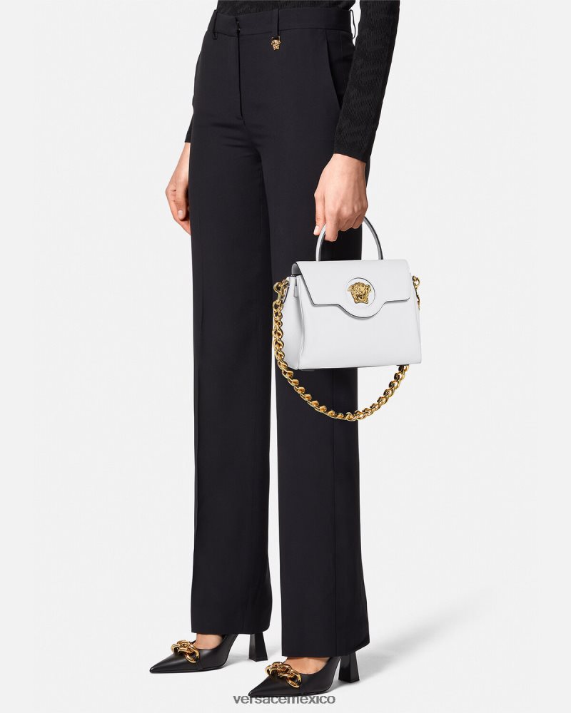 Versace bolso medusa blanco bolsas mujer 84626J343