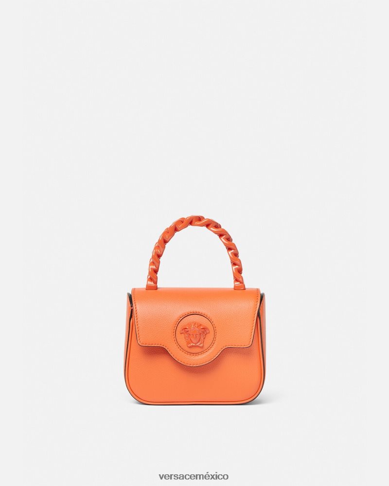 Versace bolso mini con medusa naranja bolsas mujer 84626J356