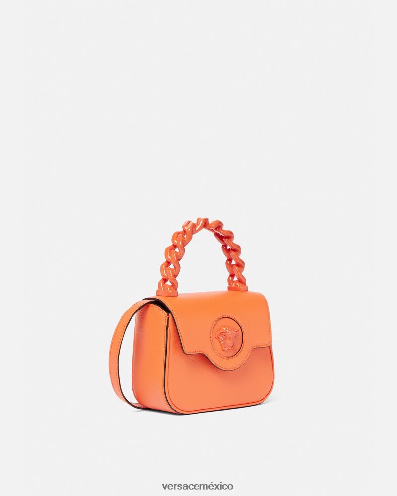 Versace bolso mini con medusa naranja bolsas mujer 84626J356