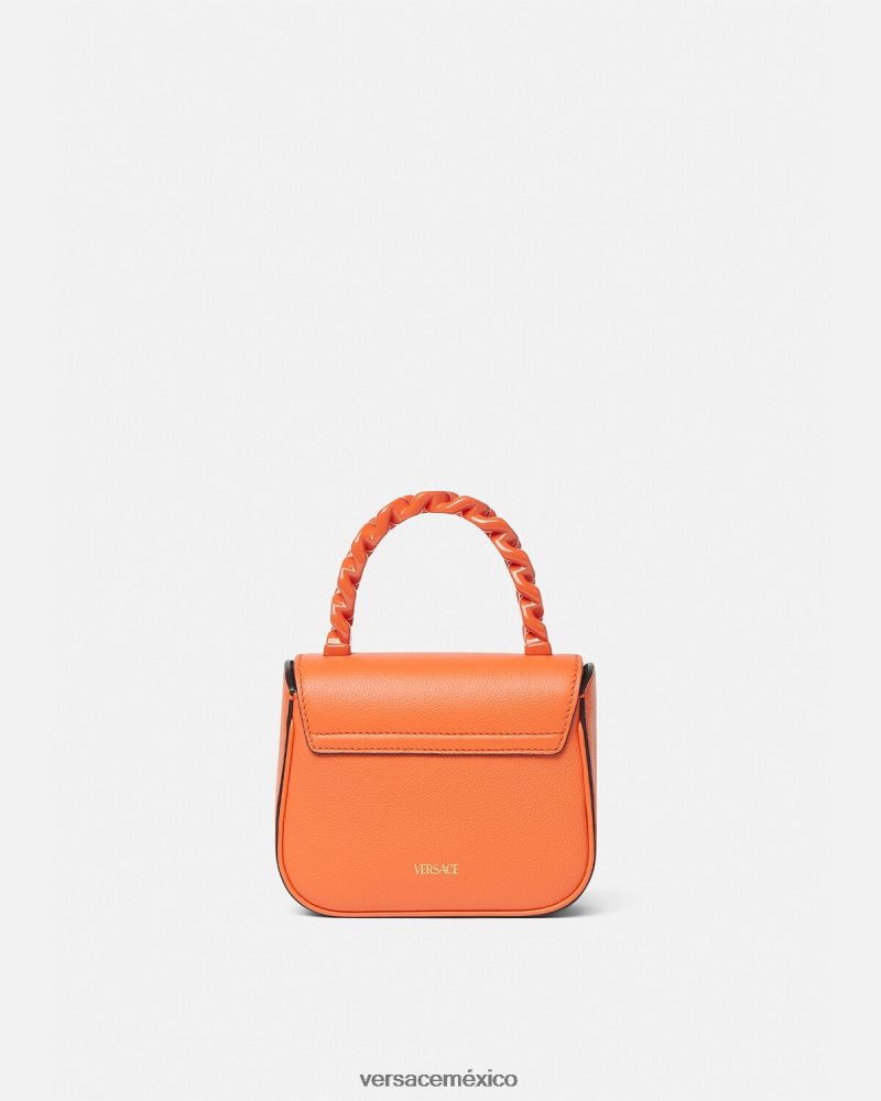 Versace bolso mini con medusa naranja bolsas mujer 84626J356