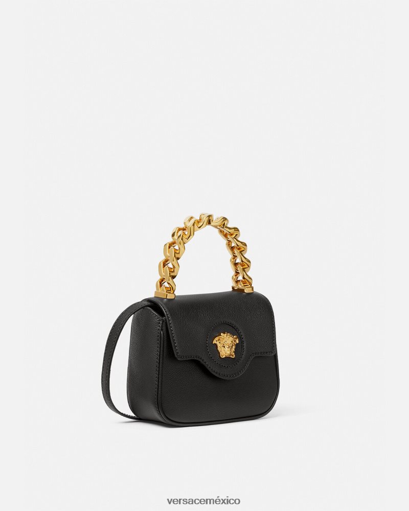 Versace bolso mini con medusa negro bolsas mujer 84626J309