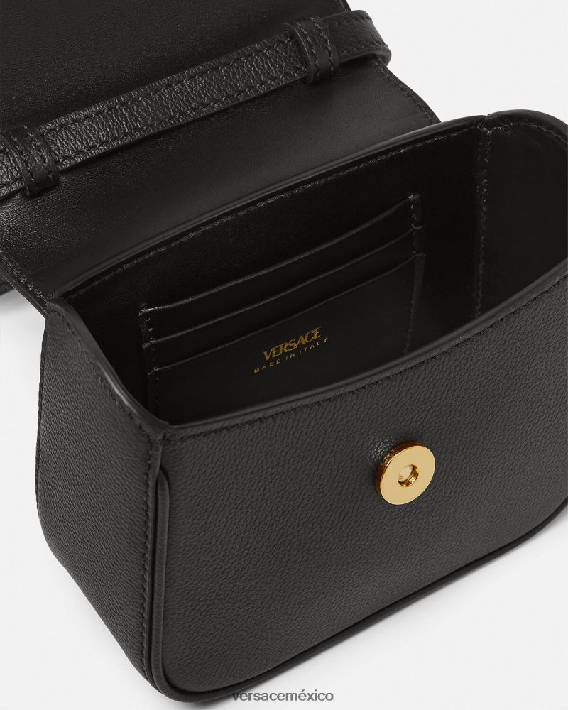 Versace bolso mini con medusa negro bolsas mujer 84626J309