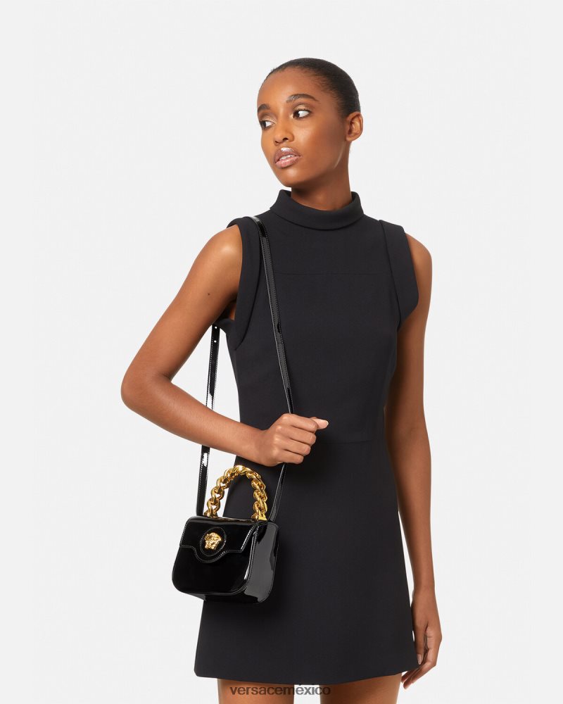 Versace bolso mini con medusa negro bolsas mujer 84626J311