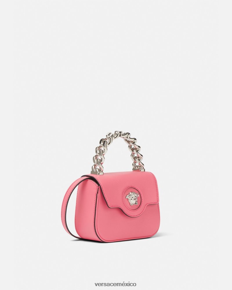 Versace bolso mini con medusa rosa bolsas mujer 84626J307