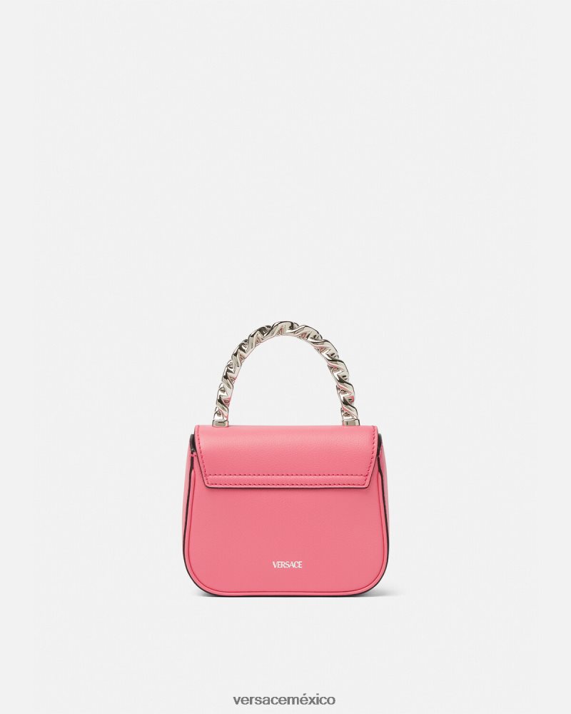 Versace bolso mini con medusa rosa bolsas mujer 84626J307