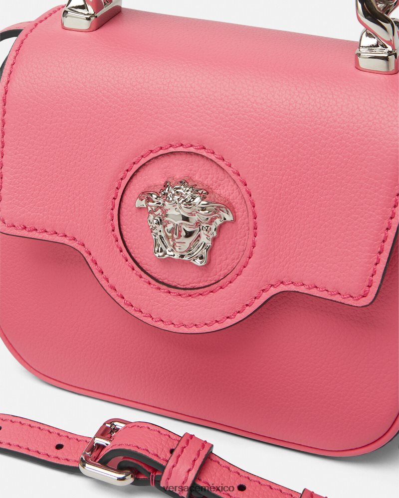 Versace bolso mini con medusa rosa bolsas mujer 84626J307