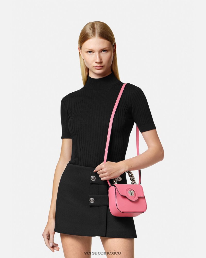 Versace bolso mini con medusa rosa bolsas mujer 84626J307