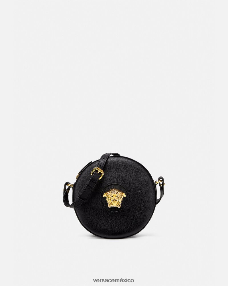 Versace bolso para cámara redondo la medusa negro bolsas mujer 84626J354