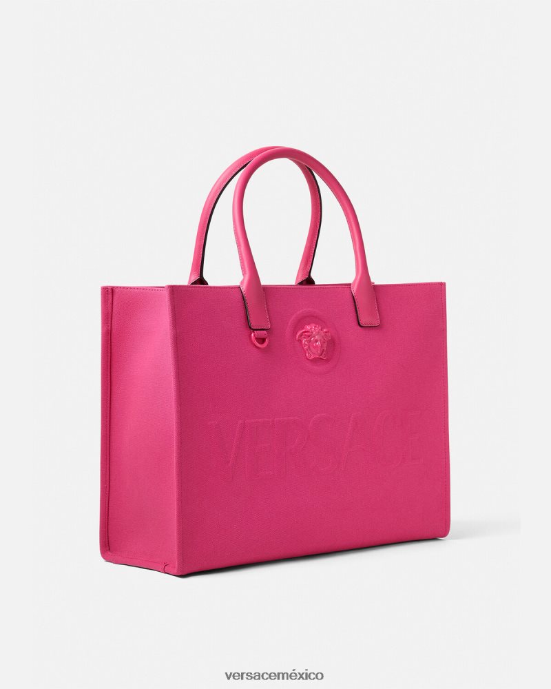 Versace bolso shopper grande con medusa un color bolsas mujer 84626J358