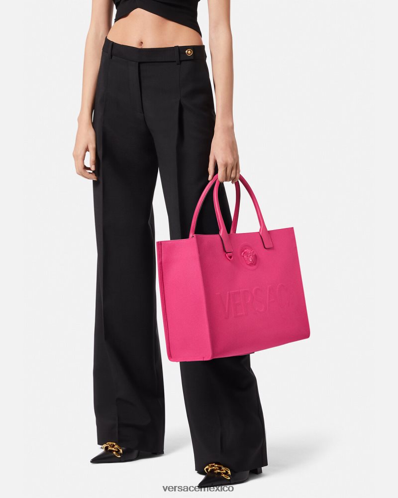 Versace bolso shopper grande con medusa un color bolsas mujer 84626J358