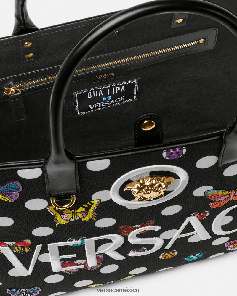 Versace bolso tote grande con mariposas imprimir bolsas mujer 84626J300
