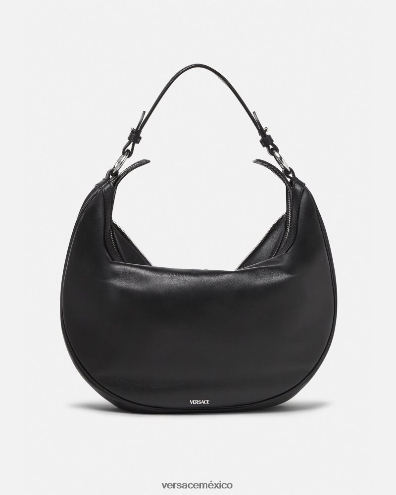 Versace bolso hobo repetido negro bolsas mujer 84626J285