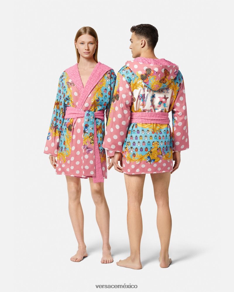 Versace albornoz corto mariposas imprimir ropa interior y ropa de playa mujer 84626J1080