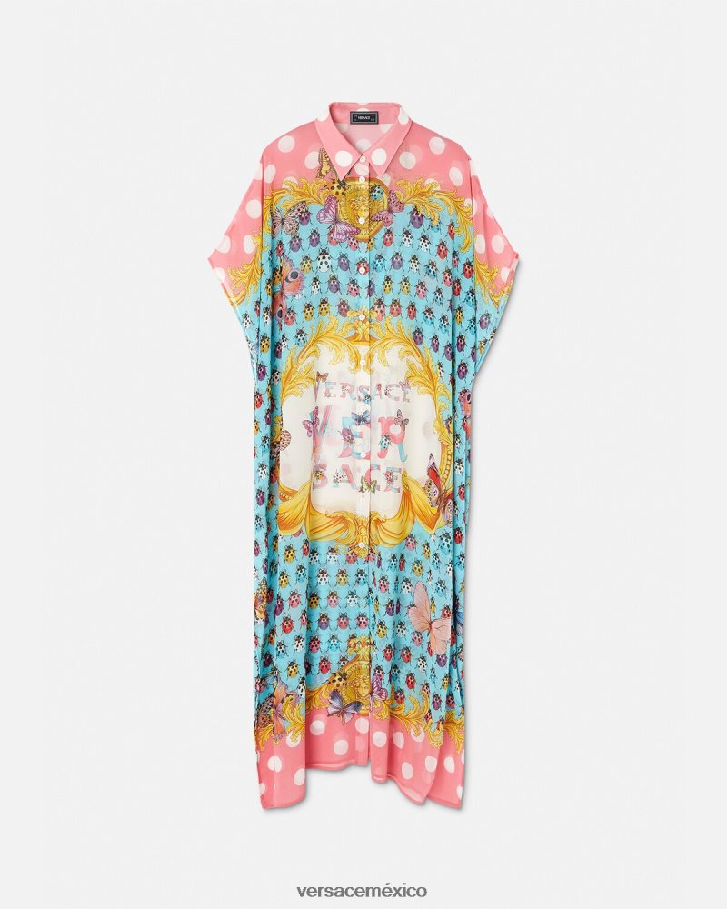 Versace camisa de mariposas imprimir ropa interior y ropa de playa mujer 84626J1193